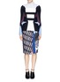 Figure View - Click To Enlarge - PETER PILOTTO - Rib knit wool-angora sweater