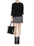 Figure View - Click To Enlarge - MARC BY MARC JACOBS - 'What's the T' colourblock leather tote