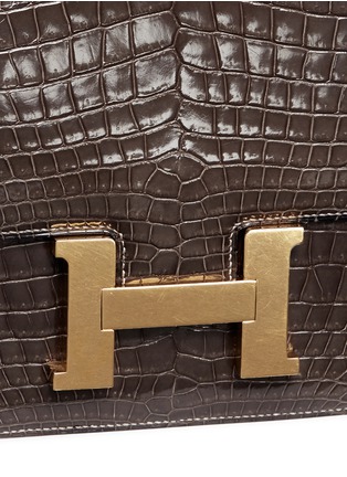  - MAIA - Constance 18cm crocodile leather bag