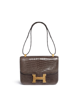 Main View - Click To Enlarge - MAIA - Constance 18cm crocodile leather bag