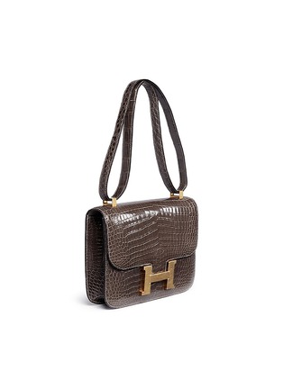 Figure View - Click To Enlarge - MAIA - Constance 18cm crocodile leather bag