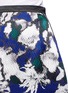 Detail View - Click To Enlarge - PETER PILOTTO - Orchid print floral lace bottom double layer skirt