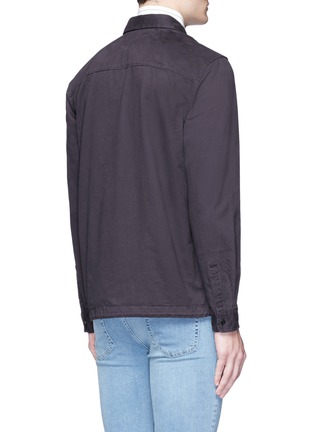 Back View - Click To Enlarge - TOPMAN - Cotton twill coach jacket