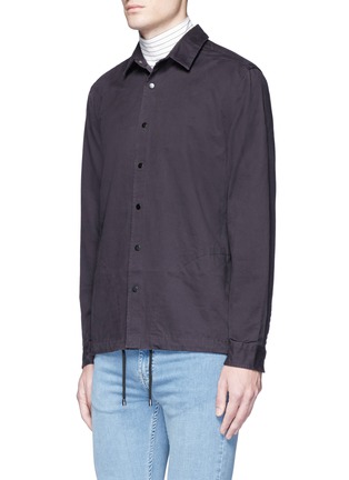 Front View - Click To Enlarge - TOPMAN - Cotton twill coach jacket