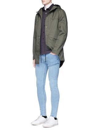 Figure View - Click To Enlarge - TOPMAN - Cotton twill coach jacket