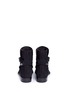 Back View - Click To Enlarge - JIMMY CHOO - 'Holden' buckle strap suede ankle boots