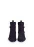 Front View - Click To Enlarge - JIMMY CHOO - 'Holden' buckle strap suede ankle boots