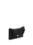 Detail View - Click To Enlarge - JIMMY CHOO - 'Isabella' tiered ruffle leather clutch