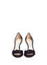 Front View - Click To Enlarge - JIMMY CHOO - 'Kitty 85' knotted bow satin d'Orsay sandals