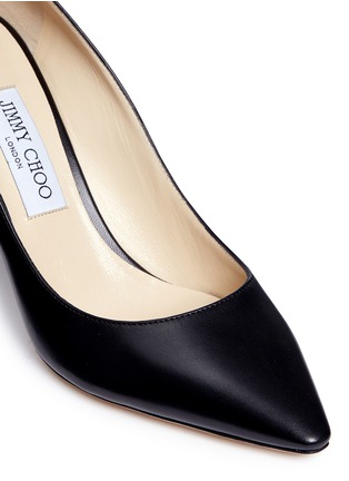 Detail View - Click To Enlarge - JIMMY CHOO - 'Romy 85' leather pumps