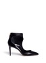 Main View - Click To Enlarge - JIMMY CHOO - 'Taris 85' cutout nappa leather ankle boots