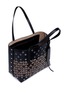 Detail View - Click To Enlarge - JIMMY CHOO - 'Twist East West' star stud panelled leather tote