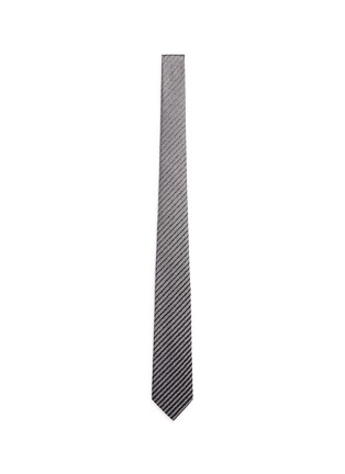 Main View - Click To Enlarge - LANVIN - Stripe silk jacquard tie