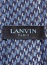 Detail View - Click To Enlarge - LANVIN - Houndstooth embroidered silk tie