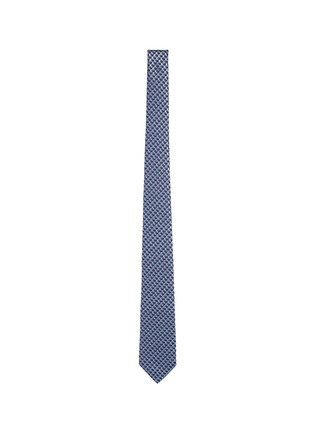 Main View - Click To Enlarge - LANVIN - Houndstooth embroidered silk tie