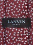 Detail View - Click To Enlarge - LANVIN - Geometric embroidered silk tie