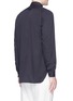 Back View - Click To Enlarge - DRIES VAN NOTEN - 'Cello' chest strap cotton shirt