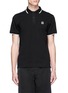 Main View - Click To Enlarge - MC Q - Rubber logo patch polo shirt