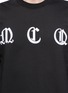 Detail View - Click To Enlarge - MC Q - Gothic logo embroidered sweatshirt