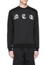 Main View - Click To Enlarge - MC Q - Gothic logo embroidered sweatshirt