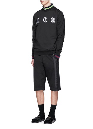 Figure View - Click To Enlarge - MC Q - Gothic logo embroidered sweatshirt