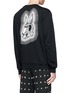 Back View - Click To Enlarge - MC Q - 'Bunny Be Here Now' print sweatshirt