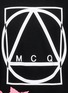 Detail View - Click To Enlarge - MC Q - Abstract glyph logo print sweatshirt