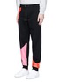 Front View - Click To Enlarge - MC Q - Abstract glyph logo print sweatpants