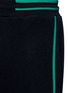 Detail View - Click To Enlarge - MC Q - Stripe logo print cotton sweatpants