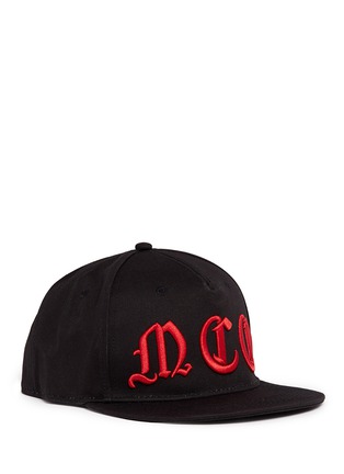 Main View - Click To Enlarge - MC Q - Gothic logo embroidered baseball cap