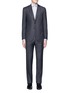 Main View - Click To Enlarge - ISAIA - 'Gregory' overcheck Aquaspider wool suit