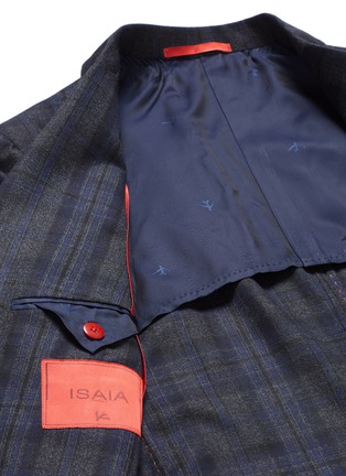  - ISAIA - 'Cortina' check wool blazer