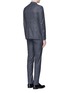 Back View - Click To Enlarge - ISAIA - 'Cortina' bouclé check plaid wool suit