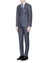 Figure View - Click To Enlarge - ISAIA - 'Cortina' bouclé check plaid wool suit