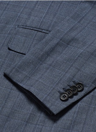  - ISAIA - 'Gregory' Glen plaid Aquaspider wool-silk suit