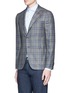Front View - Click To Enlarge - ISAIA - 'Cortina' check cashmere blazer