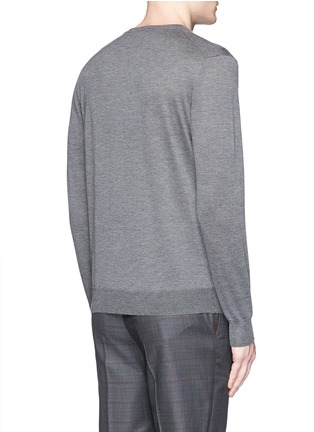 Back View - Click To Enlarge - ISAIA - Cashmere-silk sweater