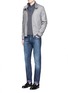 Figure View - Click To Enlarge - ISAIA - Extra fine Merino wool zip cardigan