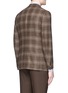 Back View - Click To Enlarge - ISAIA - 'Sailor' check wool blazer