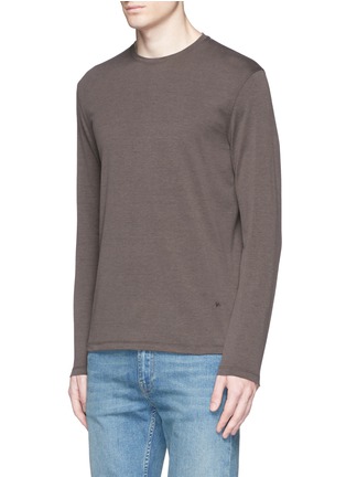 Front View - Click To Enlarge - ISAIA - Silk-cotton blend T-shirt