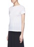 Front View - Click To Enlarge - HELMUT LANG - Raw cuff T-shirt