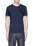 Main View - Click To Enlarge - ALEXANDER MCQUEEN - Military skull embroidery T-shirt