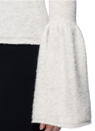 Detail View - Click To Enlarge - CO - Bell cuff cashmere bouclé sweater