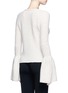 Back View - Click To Enlarge - CO - Bell cuff cashmere bouclé sweater