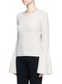 Front View - Click To Enlarge - CO - Bell cuff cashmere bouclé sweater