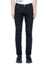 Detail View - Click To Enlarge - ALEXANDER MCQUEEN - Slim fit slashed jeans
