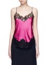 Main View - Click To Enlarge - GIVENCHY - Floral lace trim silk satin lingerie camisole