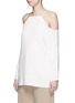 Front View - Click To Enlarge - THE ROW - 'Krauss' cold shoulder top