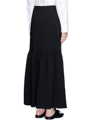 Back View - Click To Enlarge - THE ROW - 'Rinnah' stretch virgin wool skirt