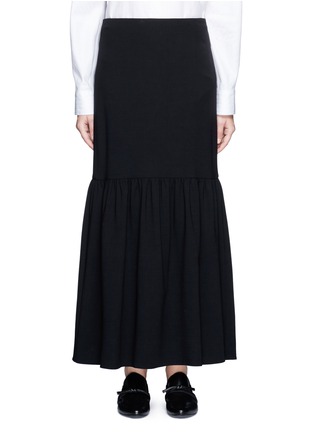 Main View - Click To Enlarge - THE ROW - 'Rinnah' stretch virgin wool skirt